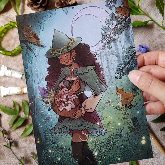 Illustration "Nightly Harvest Witch"