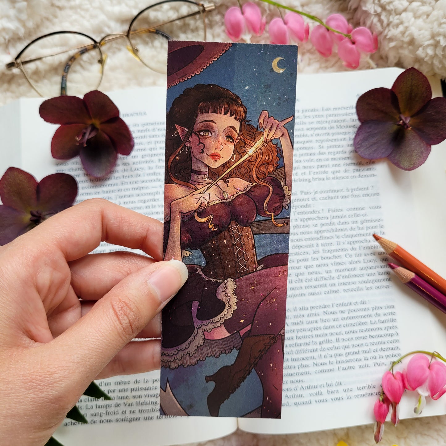 "The adventurer ermine" bookmark